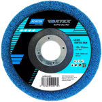 Зачистной круг 125х22мм NORTON BEAR-TEX VORTEX RapidFinish (синий)