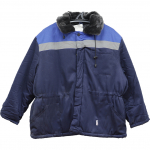 Куртка "Бригада" утепленный (темно-синий, васильковый) р-р 96-100/182-188