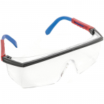 Очки защитные открытого типа с регулируемыми душками поликарбонатные прозрачные (12 шт)