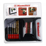 Набор сверл и бит (металл, камень) Hammer №11 (15 предметов)