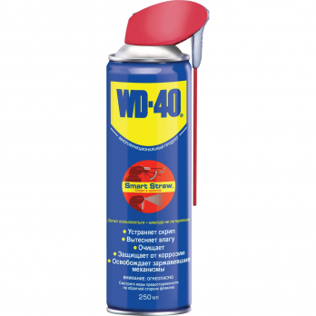 Жидкость от ржавчины WD-40 (250 мл) с трубочкой
