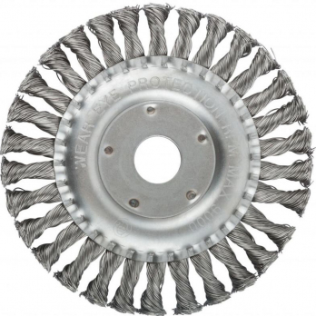 Корщетка (диск) для УШМ 150х22 (0,5 мм, витая, сталь) MOS